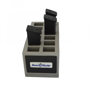 Benchmaster BMWRDS45MR12 Double Stack .45 Magazine Storage Rack - 12 C