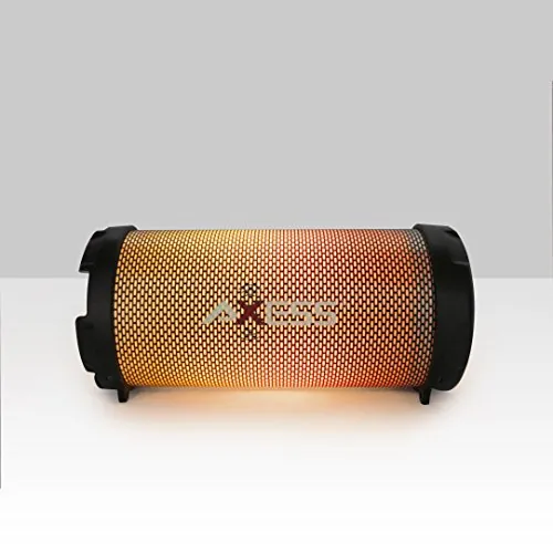 Axess SPBL1044BK Vibrant Plus Black Hifi Bluetooth Speaker With Disco 