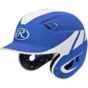 Rawlings R16A2J-MR/W Velo Series Junior 2-tone Away Batting Helmet-blu