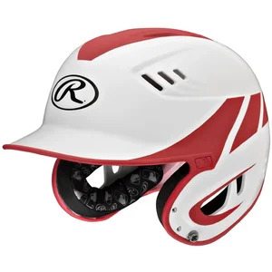 Rawlings Velo Junior 2-Tone Batting Helmet - Red