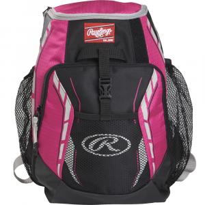 Rawlings R400-NPK Neon Pink Players Baseball Backpack