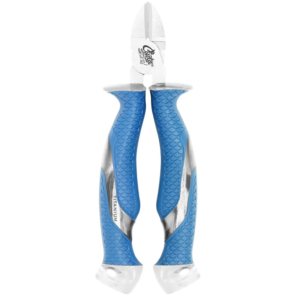 Cuda 18827 6.75 Inch Titanium Bonded Diagonal Wire Cutters