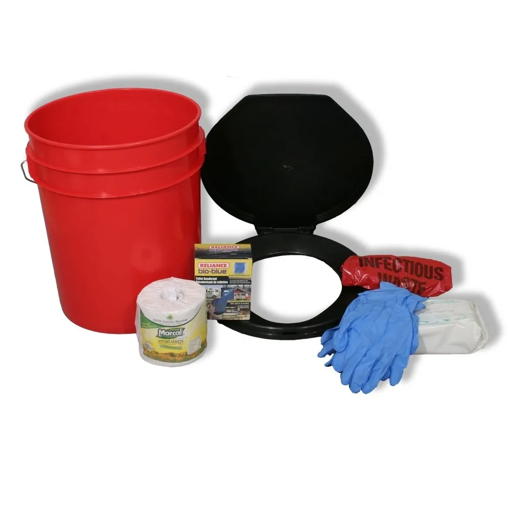 Ready 71640 Lockdown Toilet Bucket Kit - 1-4 Person