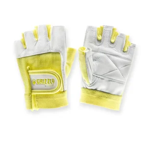 8758-56 | Grizzly Fitness Grizzly Women's Yellow Paw Gloves