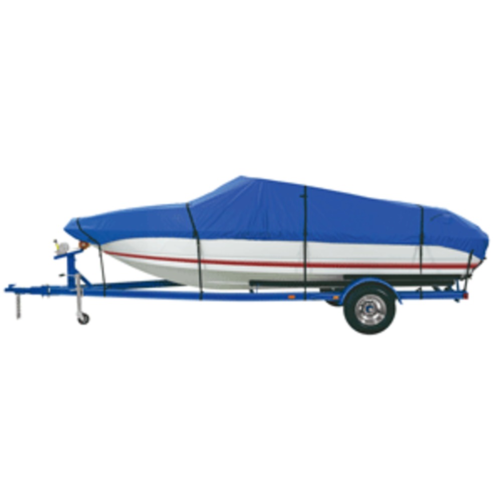 Dallas BC3201E Custom Grade Polyester Boat Cover For 20-22' V-hull Run