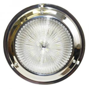 Seasense 50023749 5-12in Dome 18 Led White Stainless Steel Light