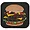 BURGC | Maxpedition Full Color Burger Patch - Fun & Durable