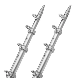 Taco Marine TACO HD 15 Telescopic Outrigger Poles - Silver