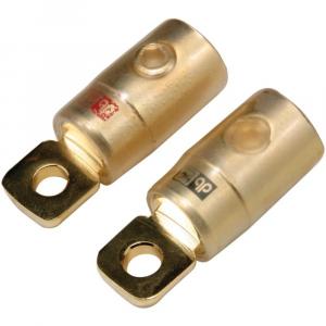 Db RTG0 516 Gold Ring Terminals, 2 Pk (0 Gauge)