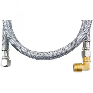 Certified DW48SSBL (r)  Braided Stainless Steel Dishwasher Connector W