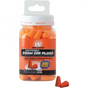 Walkers GWP-FP-50PK Game Ear(r) Gwp-fp-50pk Foam Ear Plugs, 100-ct Jar