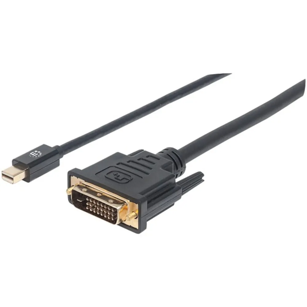 Manhattan 152150 (r)  Mini Displayport(tm) 1.2a Male To Dvi 24+1 Male 