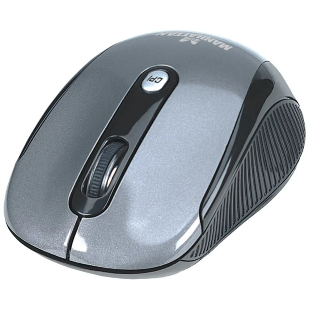 Manhattan 177795 Performance Wireless Optical Mouse - 2.4ghz Rf