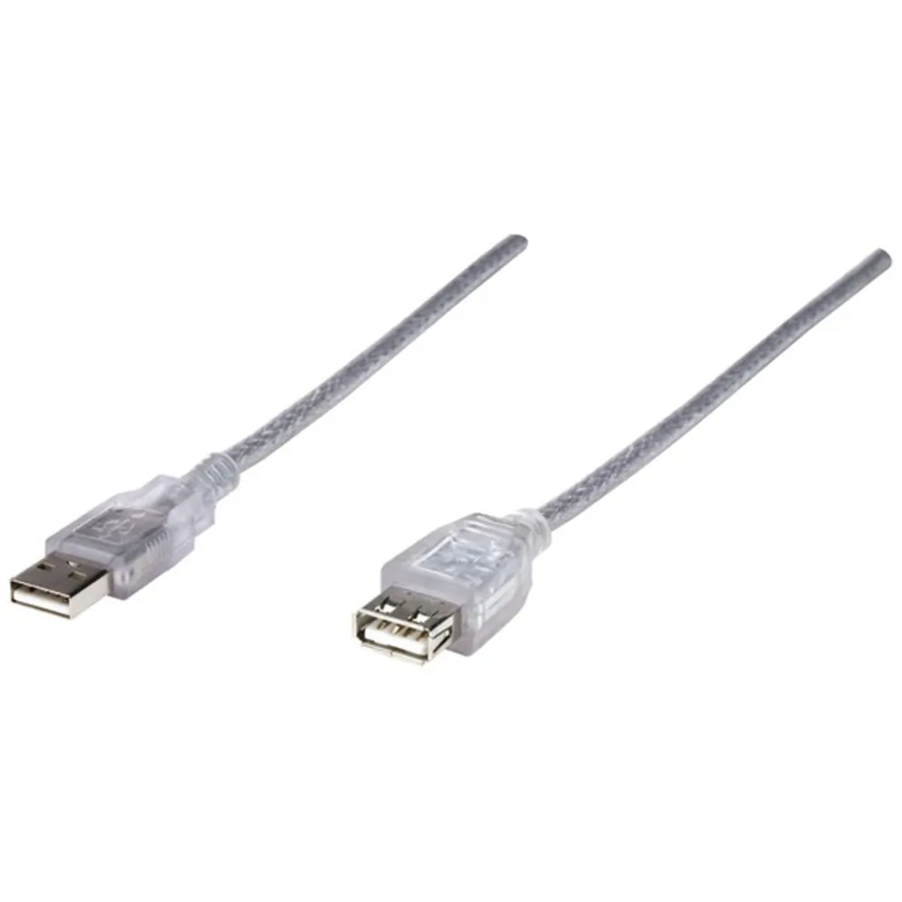 Manhattan 340502 (r)  A-male To A-female Usb 2.0 Cable (15ft)