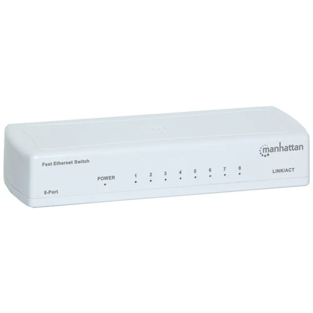 Manhattan 560689 (r)  Fast Ethernet Office Switch (8 Port)