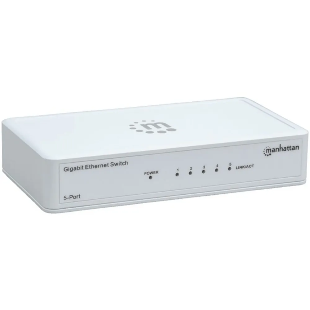 Manhattan 560696 5-port Gigabit Ethernet Switch