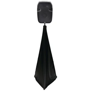 Pyle Pro PSCRIM2B Black 2-Sided DJ Speaker Scrim