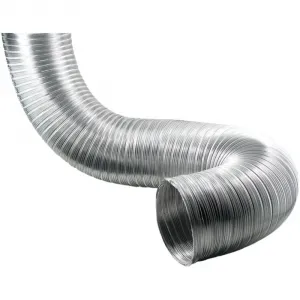 Deflecto A068/4 (r)  Semi-rigid Flexible Aluminum Duct (6 Dia X 8ft)