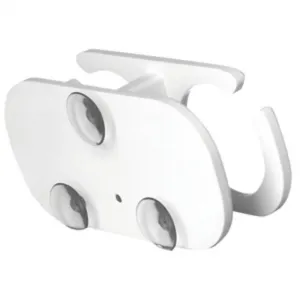 Taco P01-2001W Taco 2-drink Poly Cup Holder With Suction Cups - White