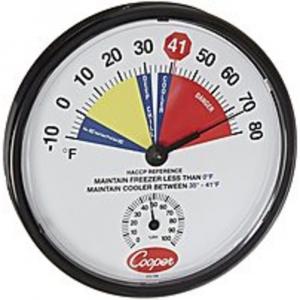 Cooper 212-159-8 212-159-8 Freezer And Cooler Analog Hygrometer