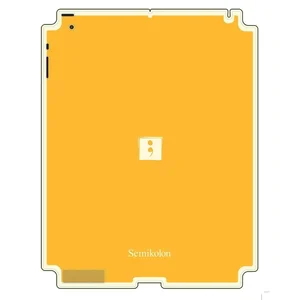 Semikolon Semikolon Removable Skin for iPad 2 - Sun Yellow