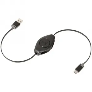 Retrak ETPRUCAM (r)  Premier Retractable Usb-c(tm) To Usb 2.0 Male Cab