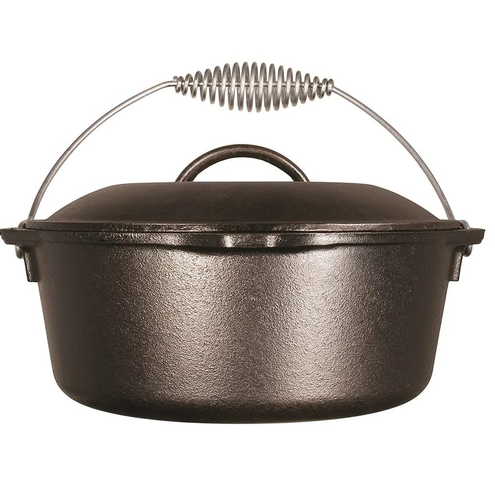 Lodge L8DO3 Lodge 10in Cast Iron Dutch Oven Pre-seasoned 5-quart