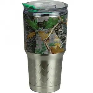 Rivers 2133 Green Camo Stainless Steel Tumbler - 24oz