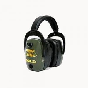 Pro GS-DPM-G Pro Mag Gold Electronic Ear Muffs - Green