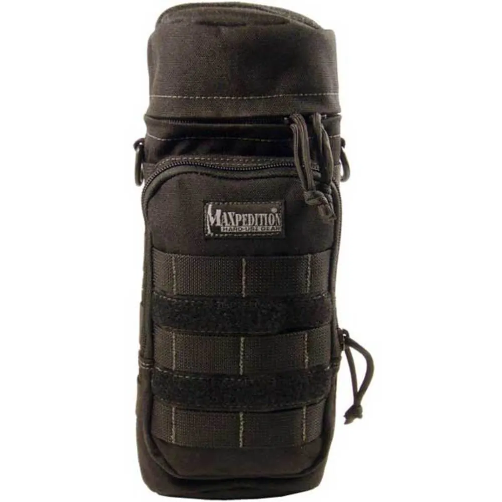 Maxpedition 0323B Bottle Holder Black 12 Inch X 5 Inch