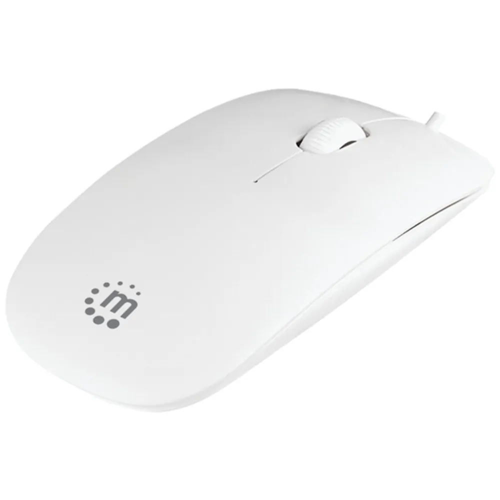 Manhattan 177627 (r)  Silhouette Optical Mouse (white)