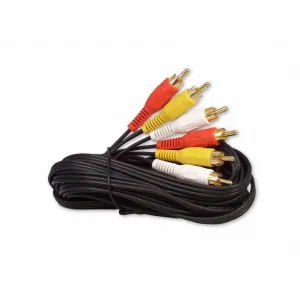 Impulse AVC-15 15 Feet Rca Audiovideo Cable - High Quality Connection