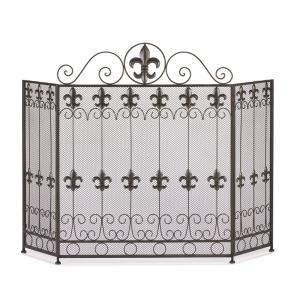 Accent 10015400 Fleur De Lis Fire Place Screen