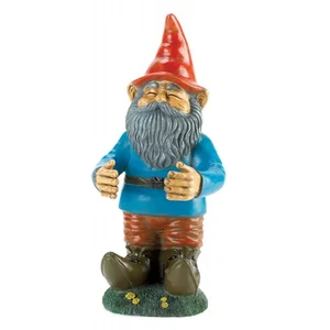 10015552 | Summerfield Terrace Gnome Beer Can Holder Statue