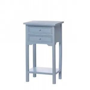 Accent 10015982 Two Drawer Wood Side Table