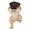 10017283 | Summerfield Terrace Climbing Pug Figurine