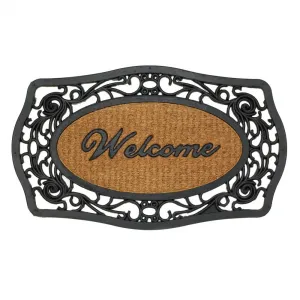 Summerfield 10017418 Frill Framed Welcome Entry Mat