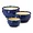 Summerfield Terrace Ceramic Ocean Blue Planter Set - 3 Sizes