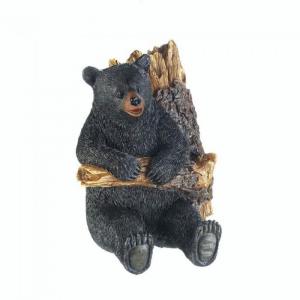 Accent 10017736 Charming Black Bear Tree Wall Hook For Home Décor