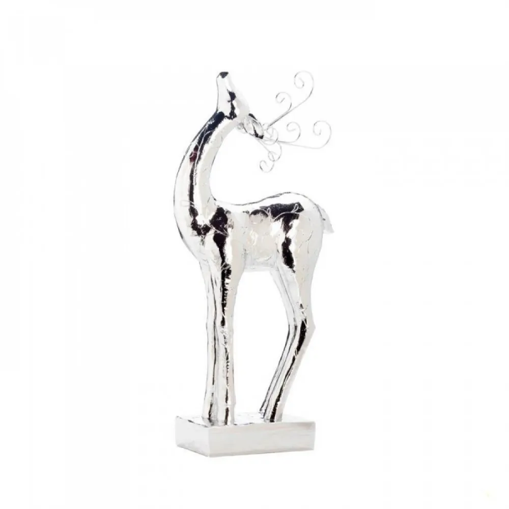 Christmas 10018292 Silver Dasher Xl Statue