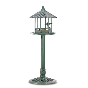 38676 | Songbird Valley Verdigris Bird Feeder with Classic
