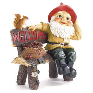 39265 | Summerfield Terrace Charming Garden Gnome Welcome