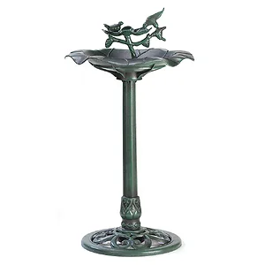 39617 | Songbird Valley Elegant Verdigris Birdbath for Your