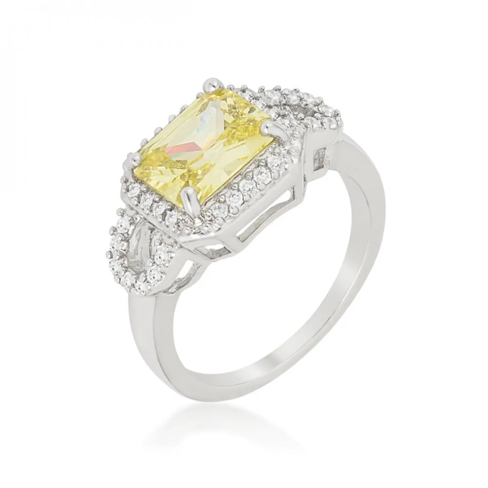 Icon J10938 Radiant Cut Halo Ring (size: 05) R08381r-c41-05