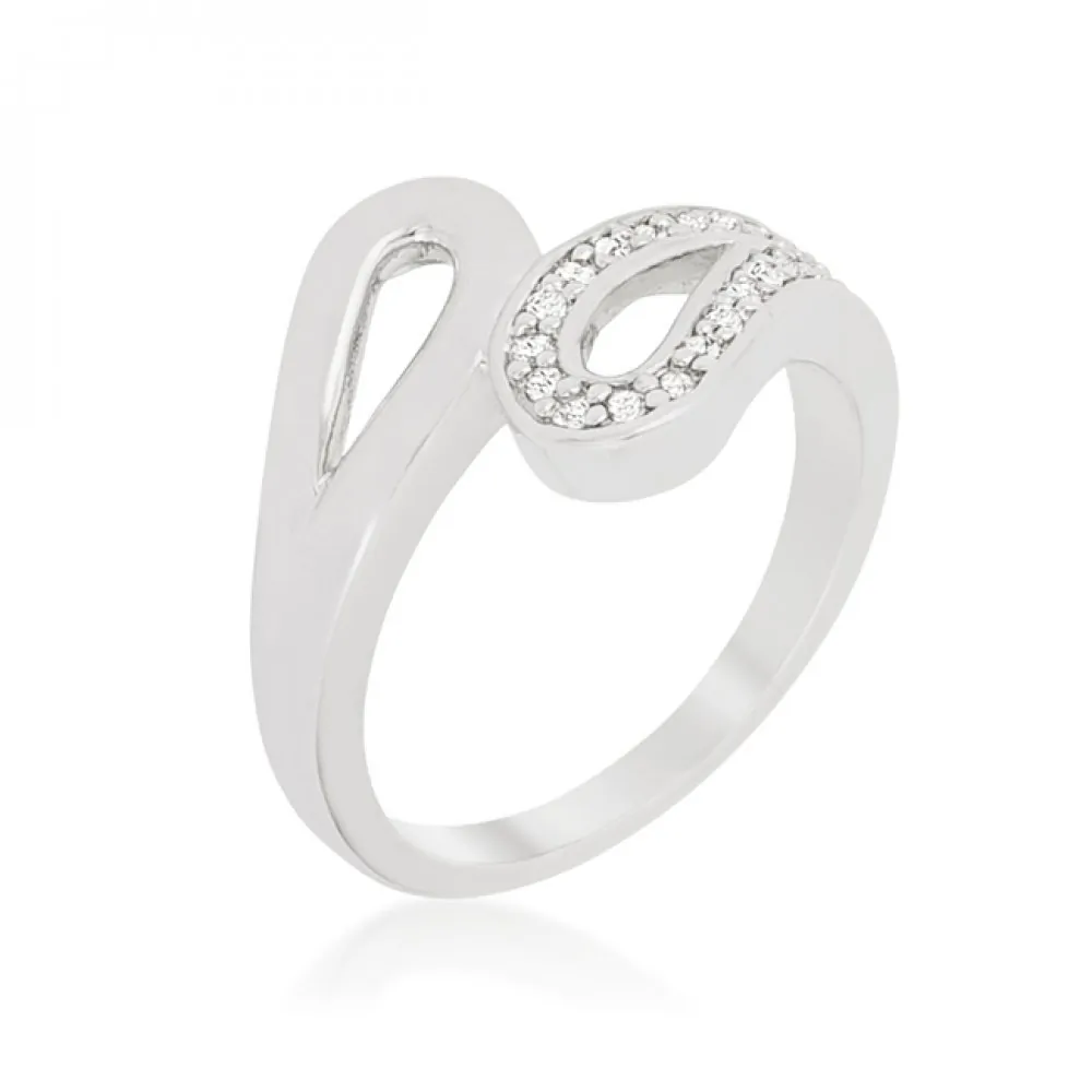 Icon J10967 Fancy Split Shank Contemporary Ring (size: 06) R08389r-c01