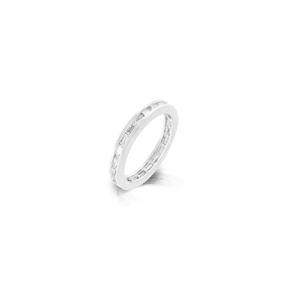 Icon J1252 Bright White Stacker Ring (size: 05) R08022r-c01-05