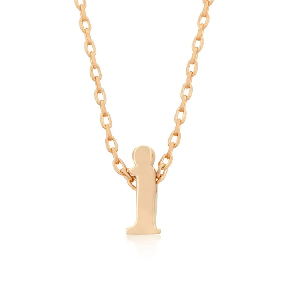 Icon J4834 Rose Gold Initial I Pendant P11409a-v00-i