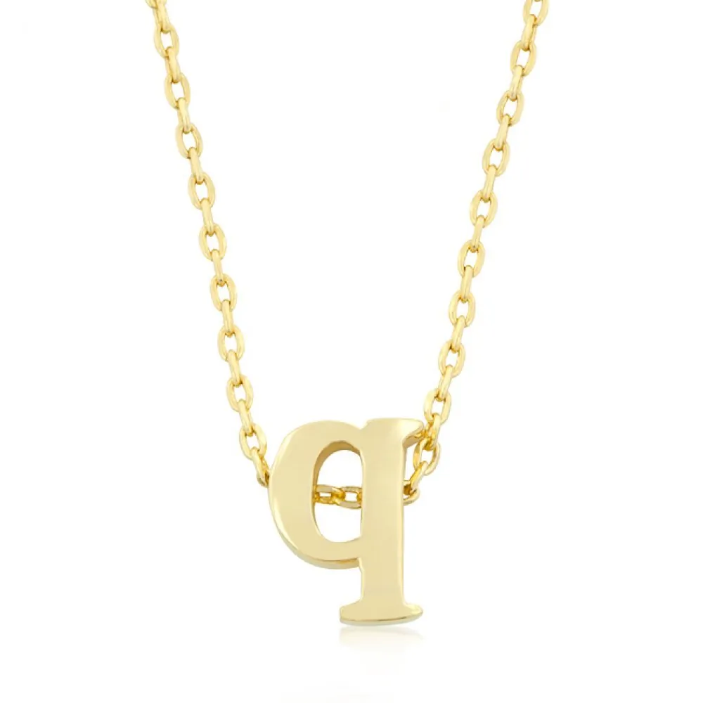 Icon J4868 Golden Initial Q Pendant P11409g-v00-q