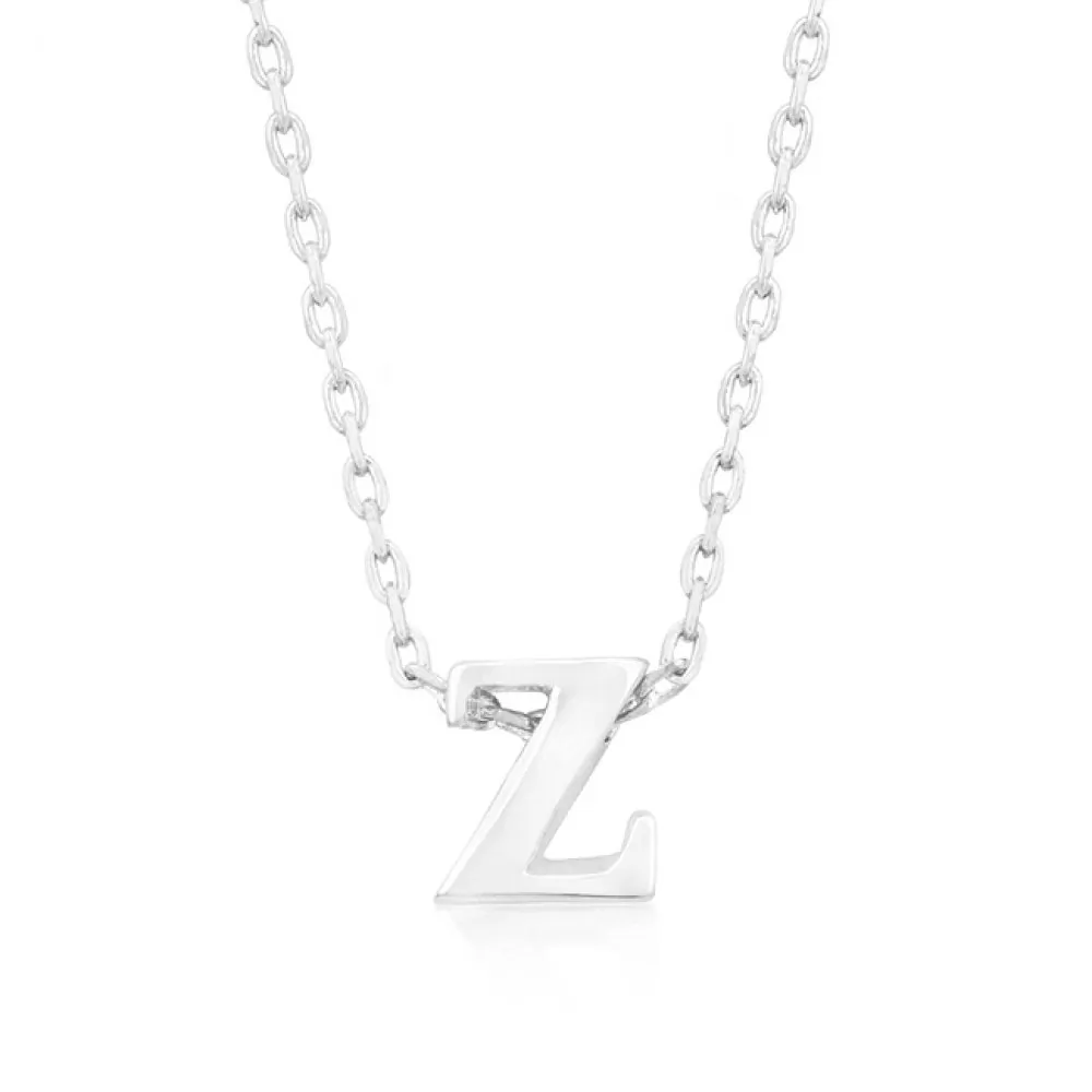 Icon J4903 Silvertone Initial Z Pendant P11409r-v00-z