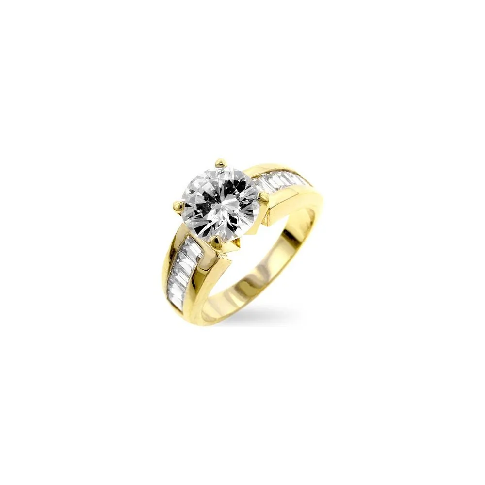 Icon J6255 Antoinette Golden Engagement Ring (size: 09) R06884g-c01-09